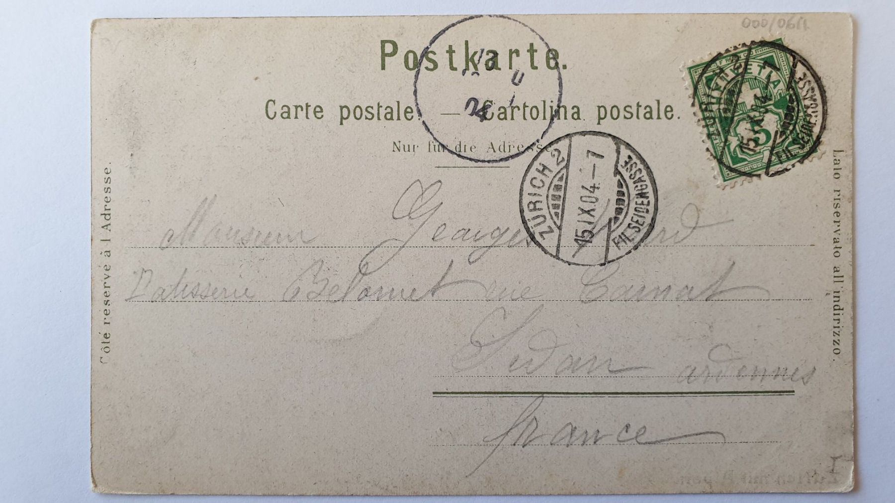 Cartoline postali: Zürich. 2 Ansichtskarten. – Usato da Goldach venduto da armando_r 3
