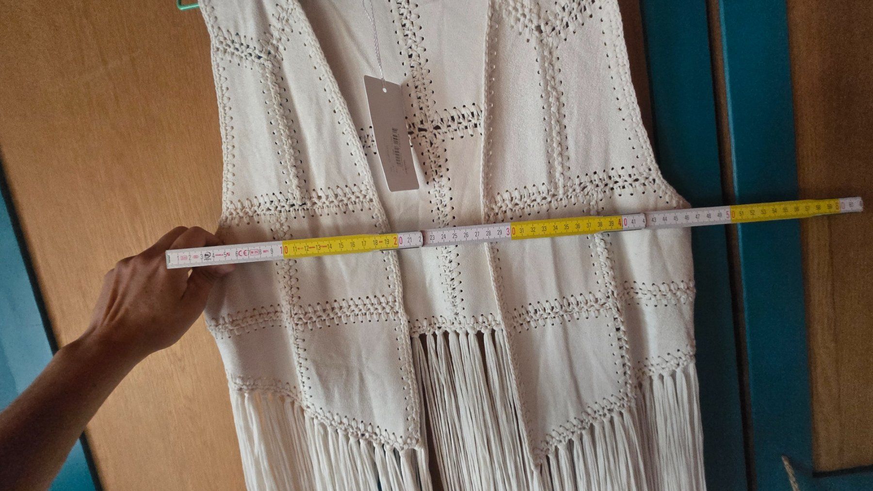 Gilet & Giacche: Boho Weste weiss Hippie – Nuovo e nell'imballaggio originale da Scharnachtal venduto da Aber.abe 3