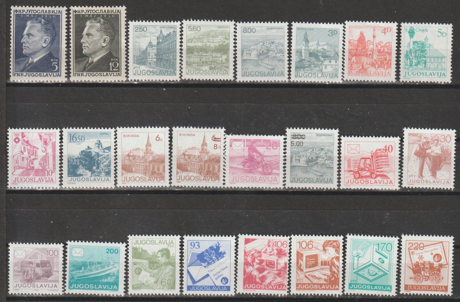 Alle Briefmarken: Yougoslavie – Neu und originalverpackt aus Crans-Montana von kira56 1