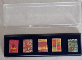 Camel Zigaretten 80 Jahre Jubiläum Pins, Komplett!