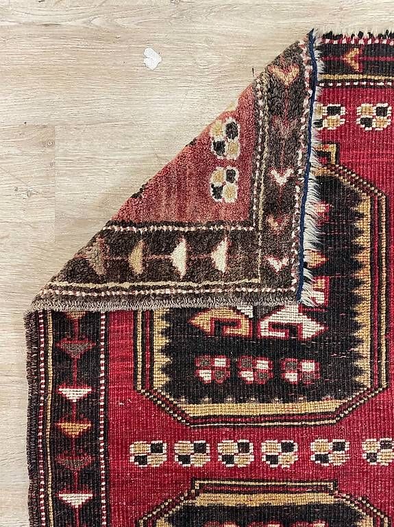 Tappeti: Orientteppich aus Wolle mit geometrischem Muster – Usato da Obernau venduto da Arche_Noah_Brocki 8