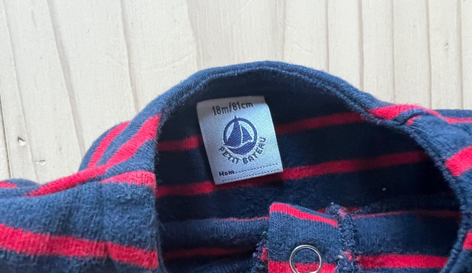Petit Bateau Giacche & Cappotti: Petit Bateau Strickjacke Gr.80 Dunkelblau Rot Gestreift – Usato da Zürich venduto da meggimay 1
