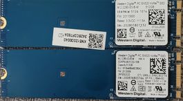 2×Western Digital PC SN520 NVMe SSD 512GB M.2 2280