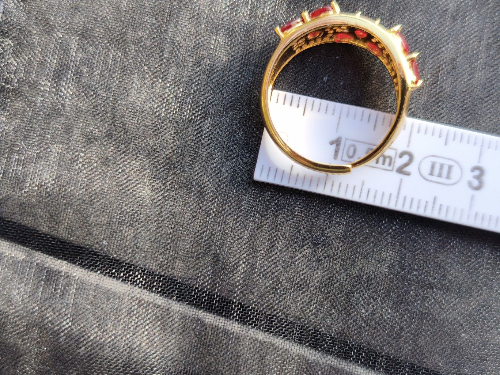 Anelli: Gold Ring mit echten Rubinen aus Massivem 925 Silber – Nuovo (secondo la descrizione) da St. Gallen venduto da GIULESGG 7
