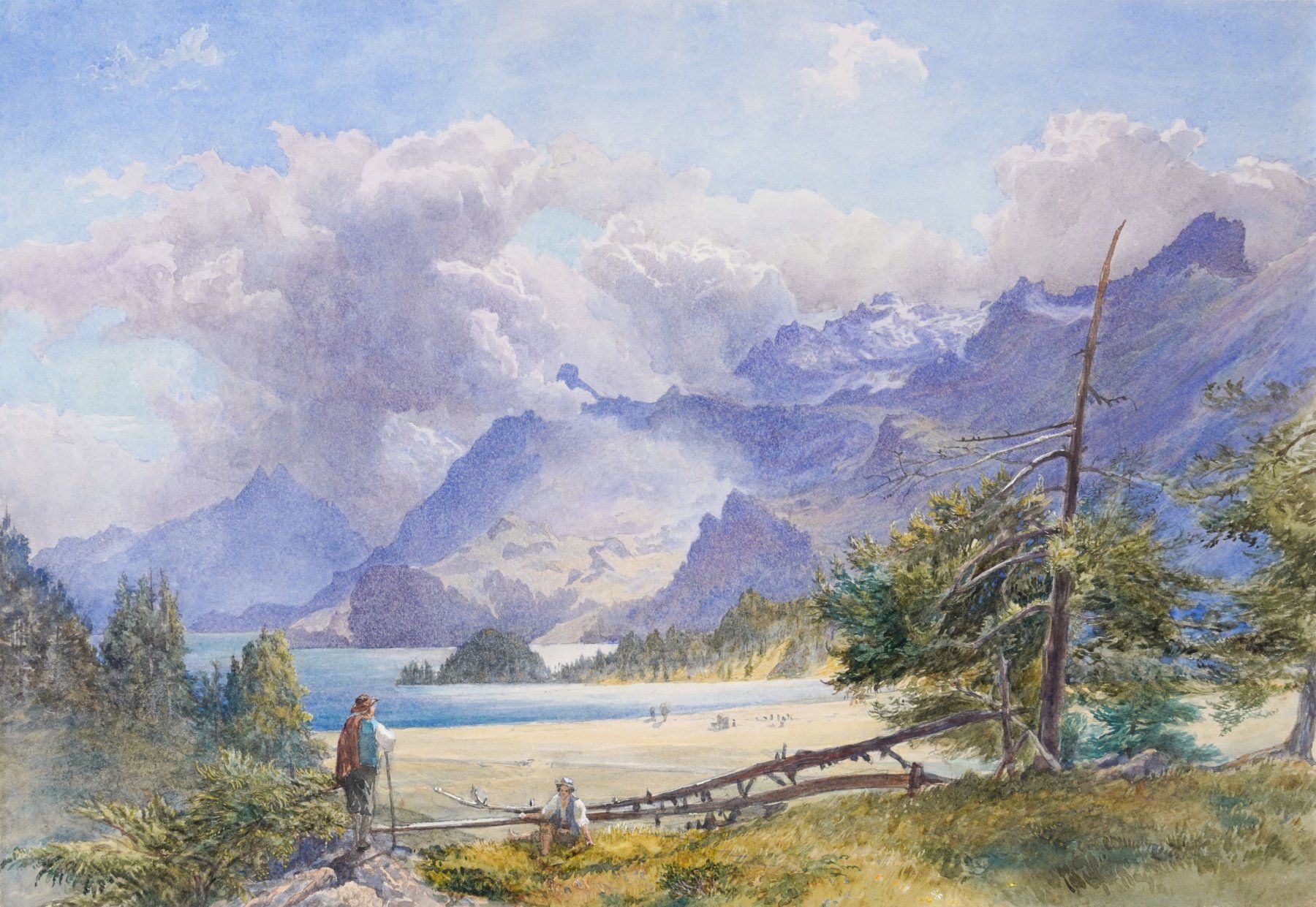 Gemälde: Aquarelle St. Moritz / Silsersee / Lej da Cavloccio – Gebraucht aus Meilen von Anonymous3 5