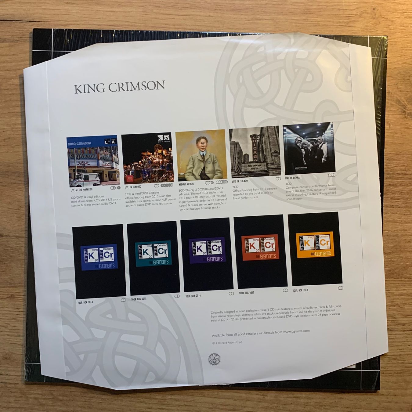 Vinyles: KING CRIMSON - RED...RE EU 2013...EX/NM – D'occasion à Gals par Diskopatshop 2