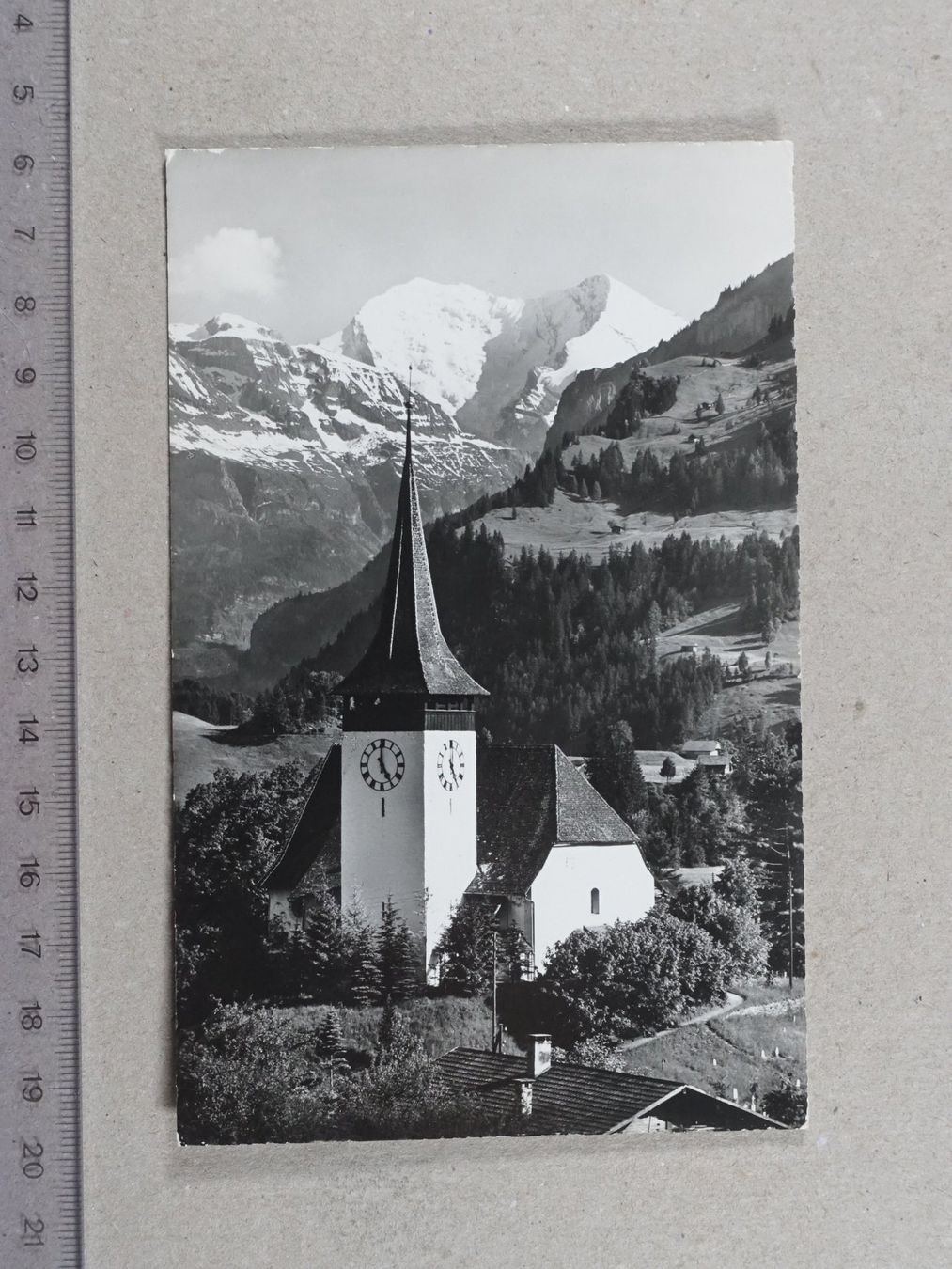 Ansichtskarten: Frutigen, Kirche, 1962 – Gebraucht aus Lenzburg von fh1