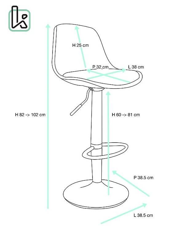 Sgabelli: Barhocker Weiss, Fuss Silber – Nuovo e nell'imballaggio originale da Bern venduto da Thg0 4