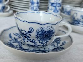 Meissen Grosse Tasse mit Unterteller