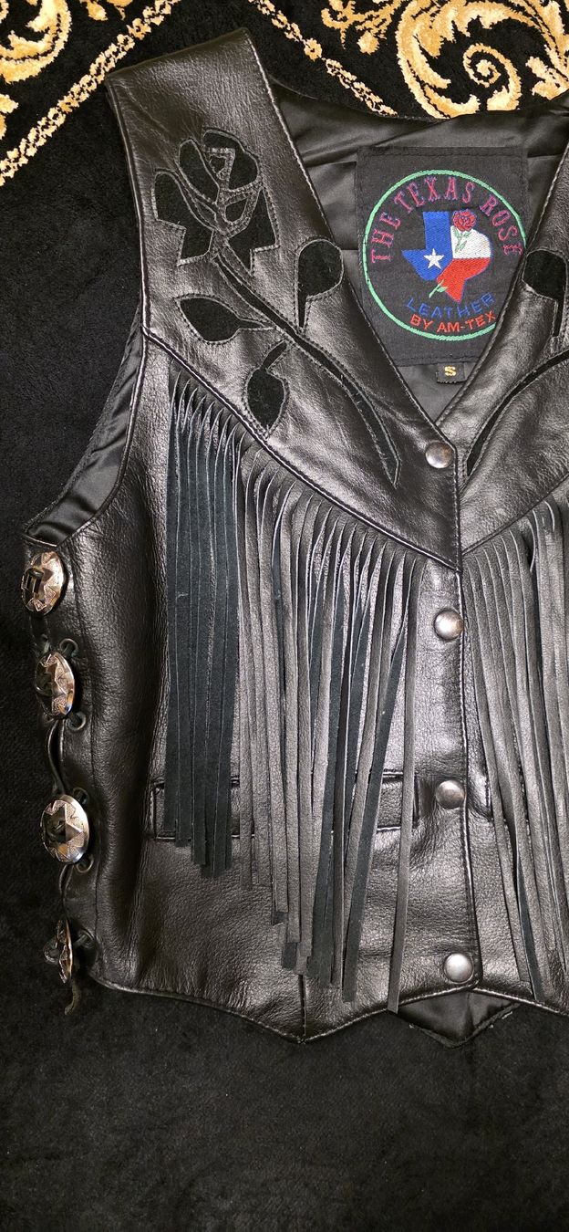 Gilet & Giacche senza maniche: Vintage Biker Lederweste, Damen – Usato da Kaufdorf venduto da Nati-Nati 9
