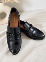 ✨ Anna Field Loafer Schwarz Lackoptik Gr. 40 ✨ wie neu