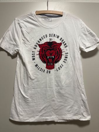 Tom Tailor Denim T-Shirt, Grösse L, Tiger