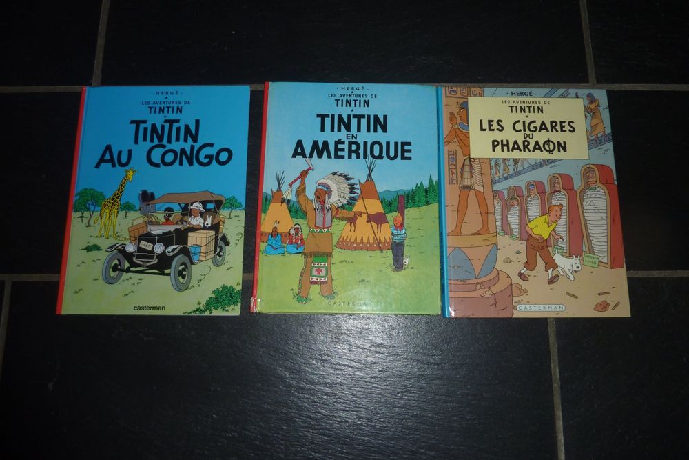 Figurine Tintin Assis Pull Jaune – Moulinsart – Les Cigares Du Pharaon – Tirage Limité