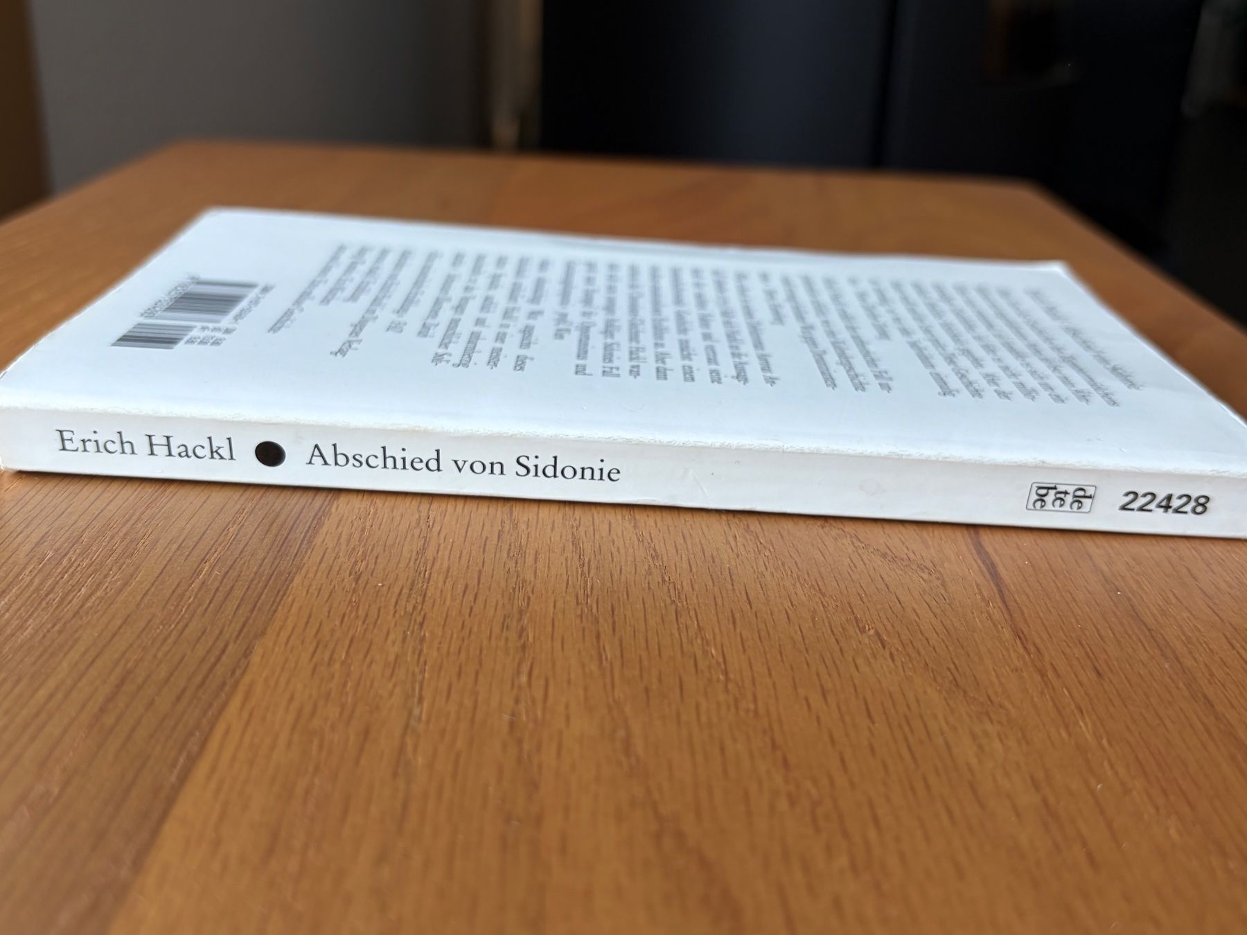 Libri: Abschied von Sidonie - Erich Hackl – Usato da Vallamand venduto da hed_qx6n 2