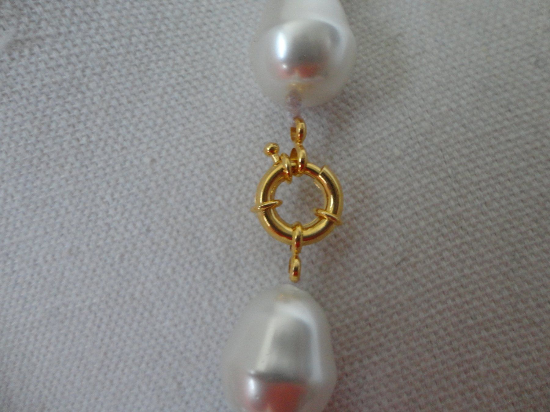 Ketten: Halskette Muschelkernperlen/Imitationsperlen – Neu (gemäss Beschreibung) aus Biberist von tl-schmuck 4