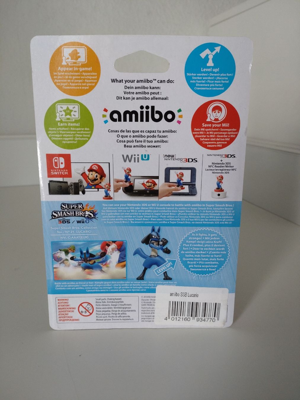 Nintendo Spiele: Amiibo Lucario Super Smash Bros. – Neu und originalverpackt aus Brügg BE von Meui_Zouberding 1