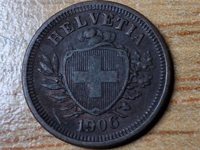 Tutti le monete: 1 Rappen 1906 - sehr schön! – Usato da Münchenstein venduto da purbach1