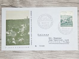 CL05 Enveloppe + Timbre Luxembourg 1961
