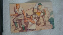 AK Bundesfeier 1921 "Samariterbund" gelaufen