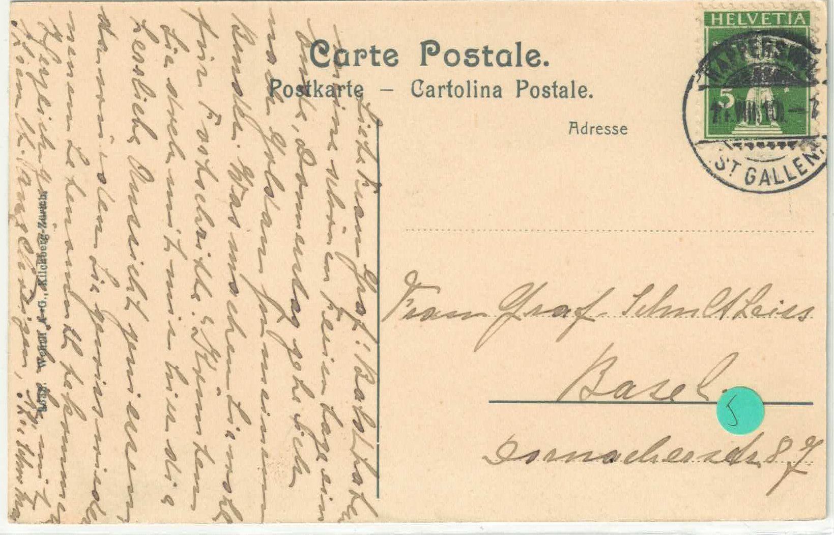 Cartes postales: Idyll bei Rapperswil - Litho – D'occasion à Ettingen par Kartenplanet 1