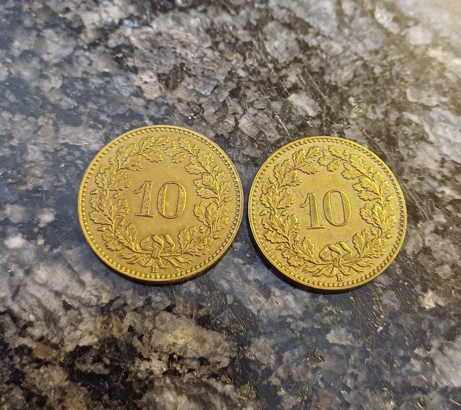 Tutti le monete: 2 x Messing 1918 & 1919 ! – Usato da Rorschach venduto da Elfriede1920 1