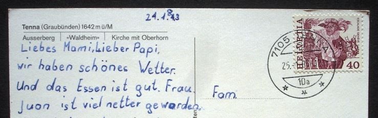 Cartoline postali: TENNA – Usato da Jona venduto da philajona 1