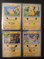 Pokémon Lotto 4x Pikachu Holo 30th Celebration ITA 