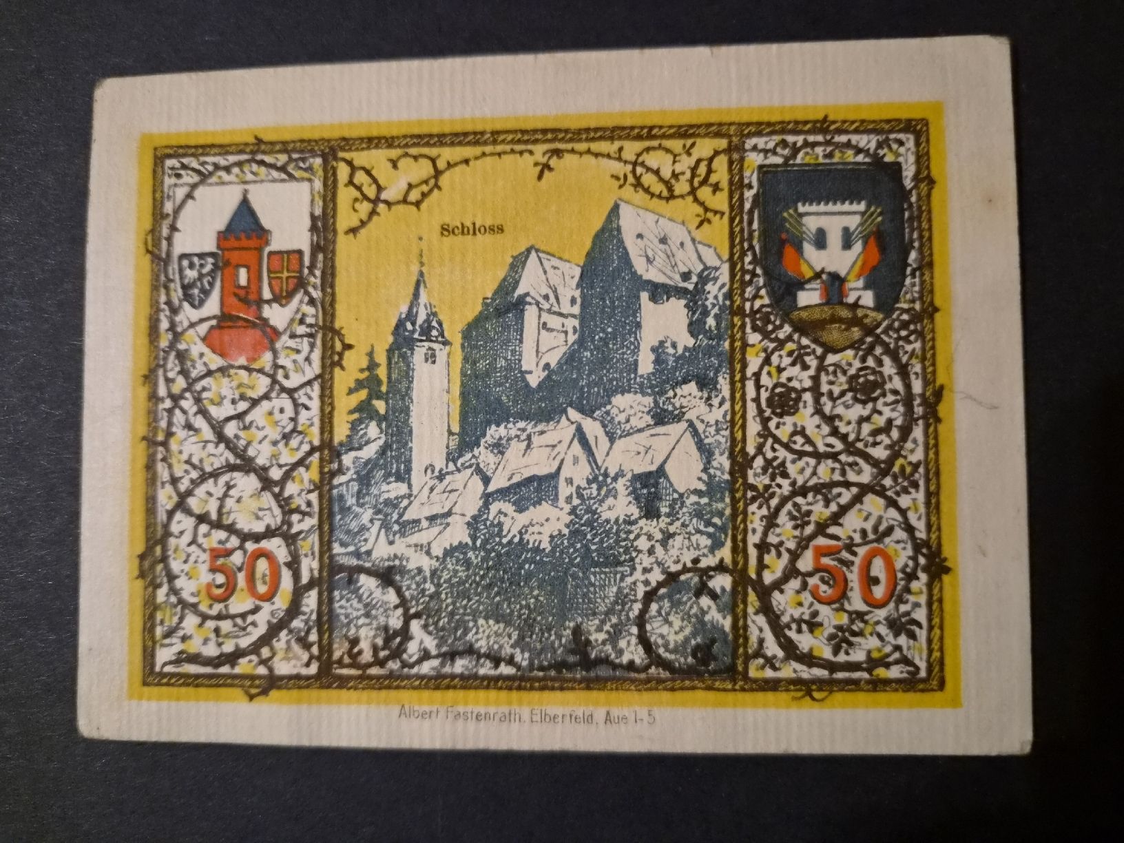 Billets de banque: D.R Westerburg 1920 L1376a – D'occasion à Versoix par rucio