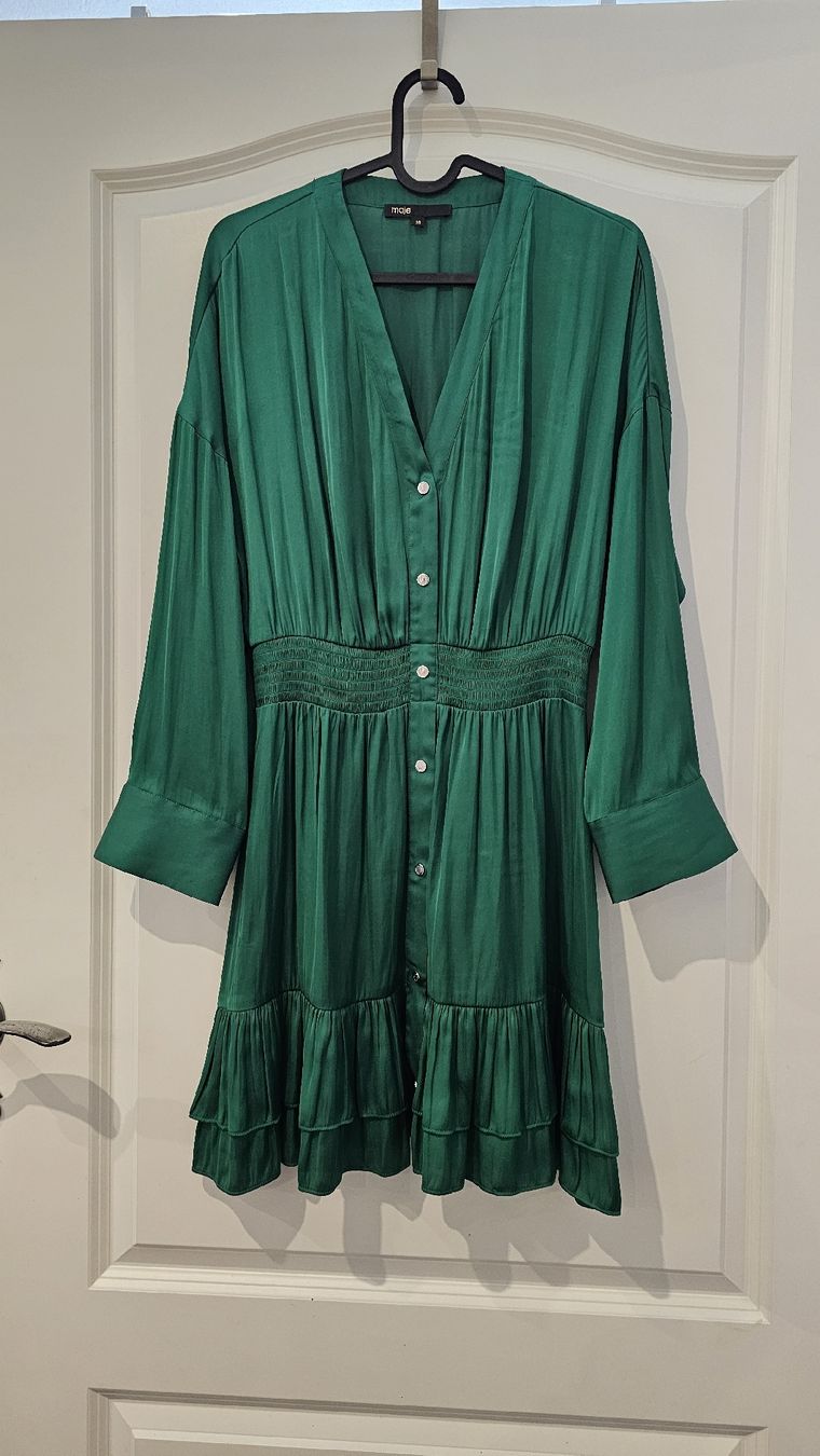 Maje Vestiti: Grünes Kleid von Maje – Usato da Grüningen venduto da adaja