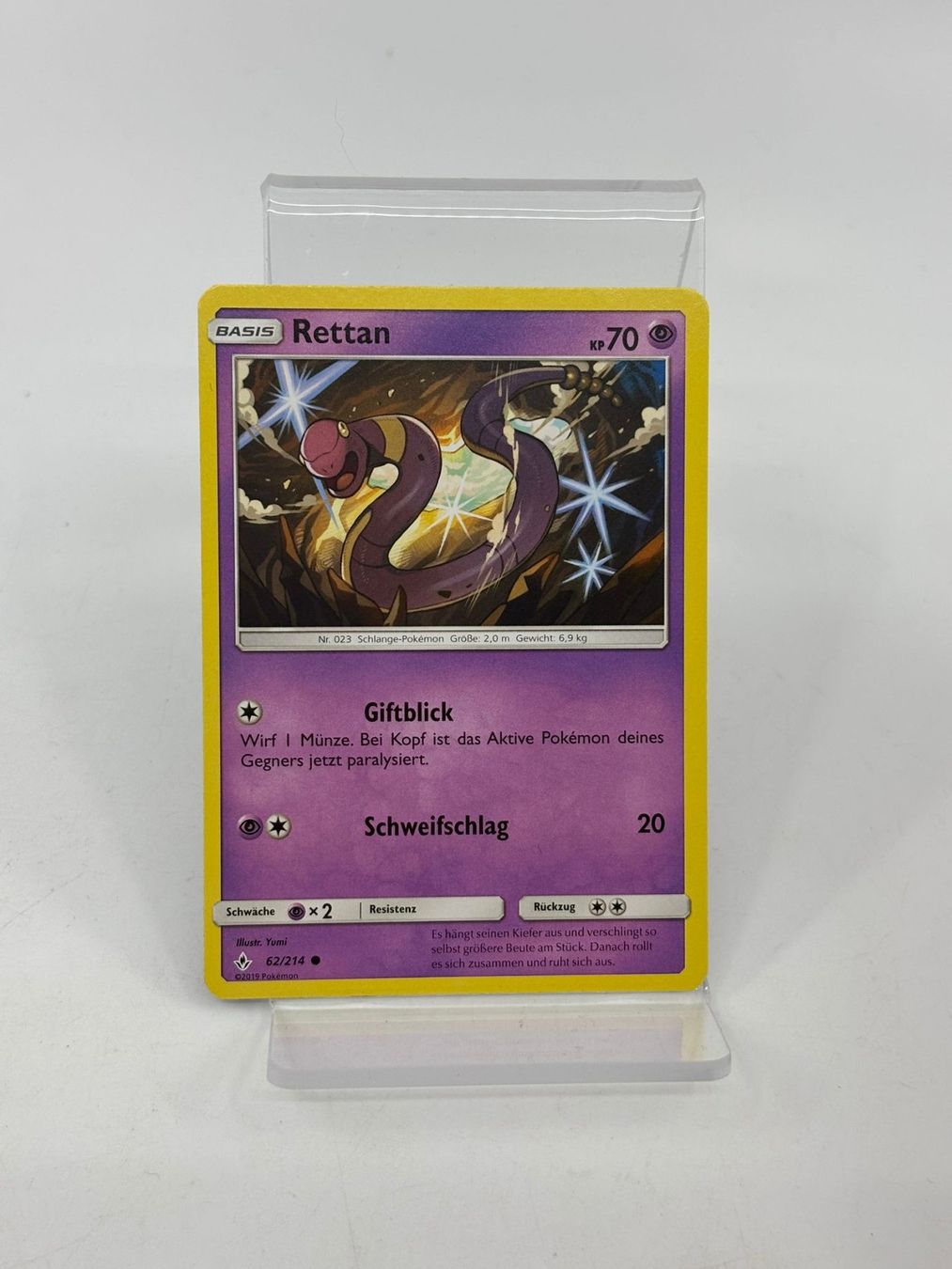 Pokémon Carte collezionabili: Pokemon Rettan 62/214 – Usato da Herisau venduto da Pokemon2026