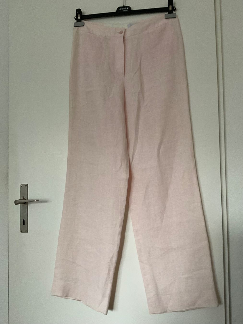 Pantaloni: LONGHIN 100% Leinen Hose Gr 40 hellrosa – Usato da Urdorf venduto da alda02 1