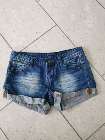 Blaue, kurze Hose, Gr. M, Anti Blue