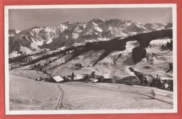Sörenberg im Winter mit Brienzerrothorn - Fotokarte 1944
