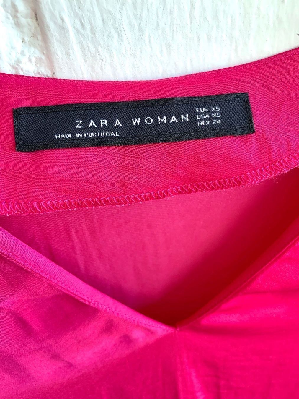 Zara Camicette: Schön fallende pinke Bluse von Zara – Usato da Bern venduto da Fraeuleinhonig 2