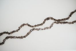 Rauchquarz Kette lang endlos Splitter Sautoir Edelstein