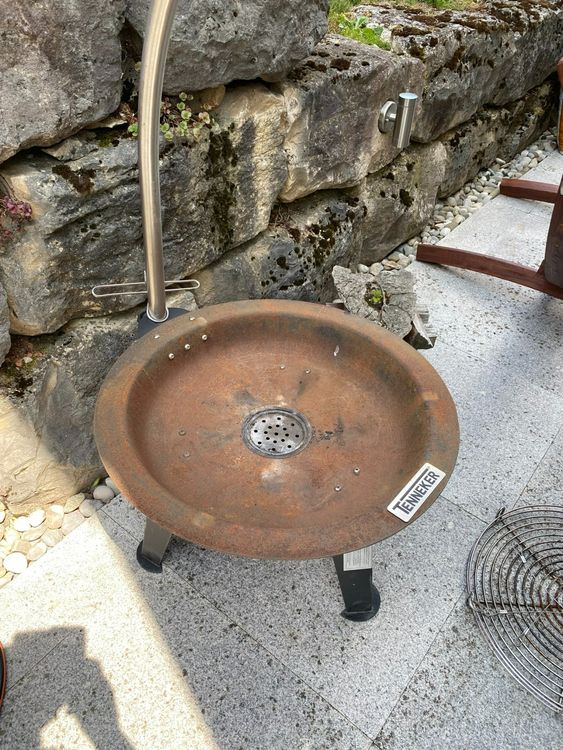 Feuerschale mit Windschutz und Grillrost Kaufen auf Ricardo