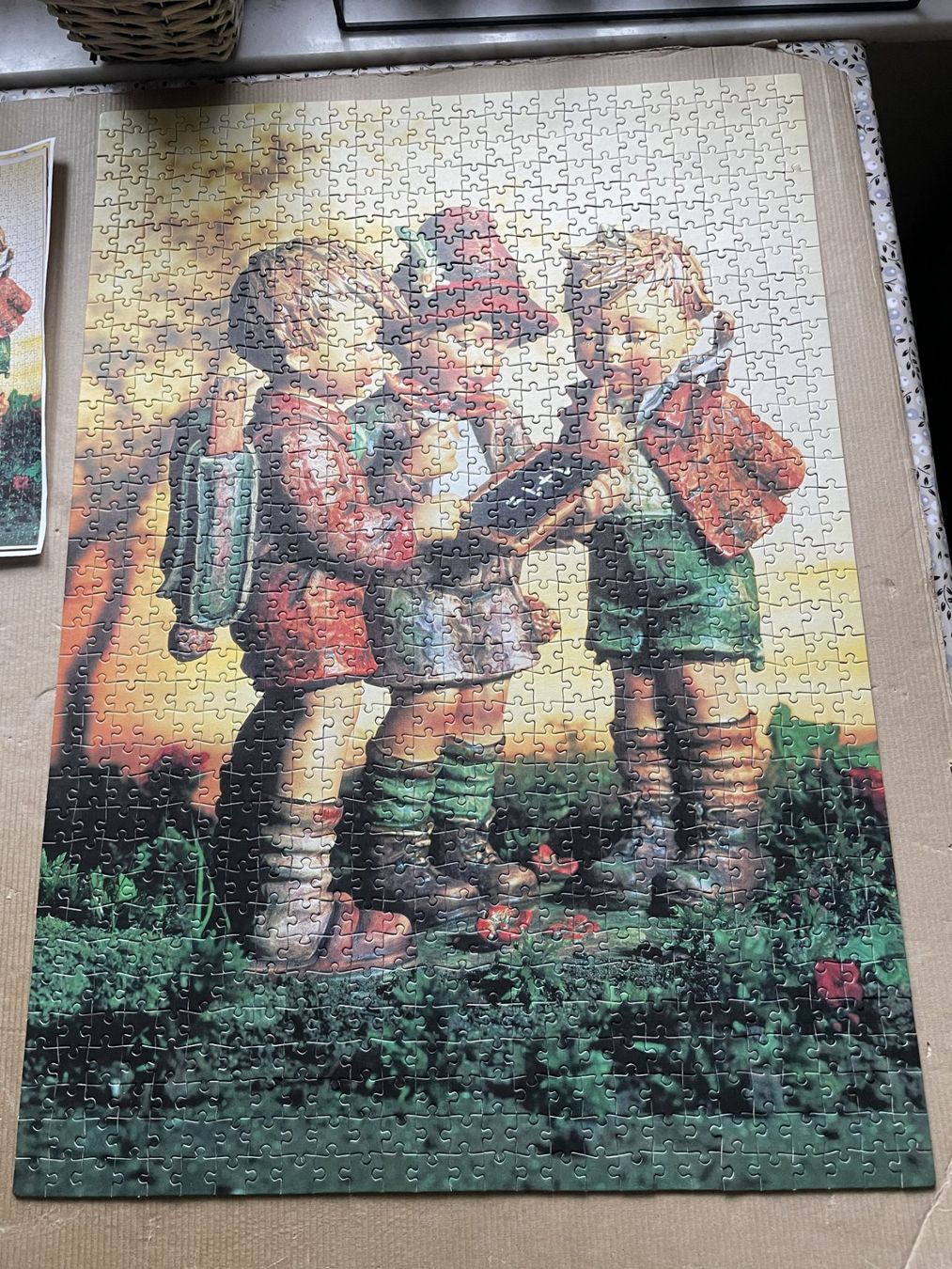 Puzzle: Puzzle Hummel 3 Junge Schule Teile 1000 – Usato da Pratteln venduto da 66werni