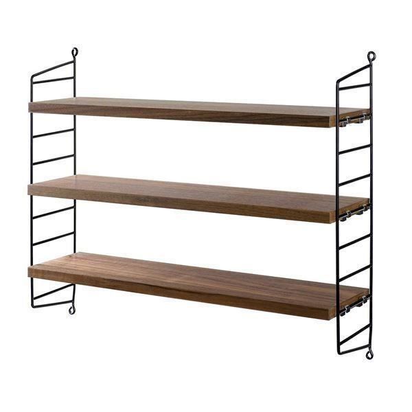 Scaffali: String Pocket Regal 60x50x15cm, schwarz – Nuovo e nell'imballaggio originale da Bottighofen venduto da zaap