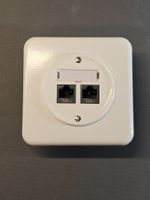 UP-Netzwerkdose EASYNET 2xRJ45 S-One Cat 6A  Feller