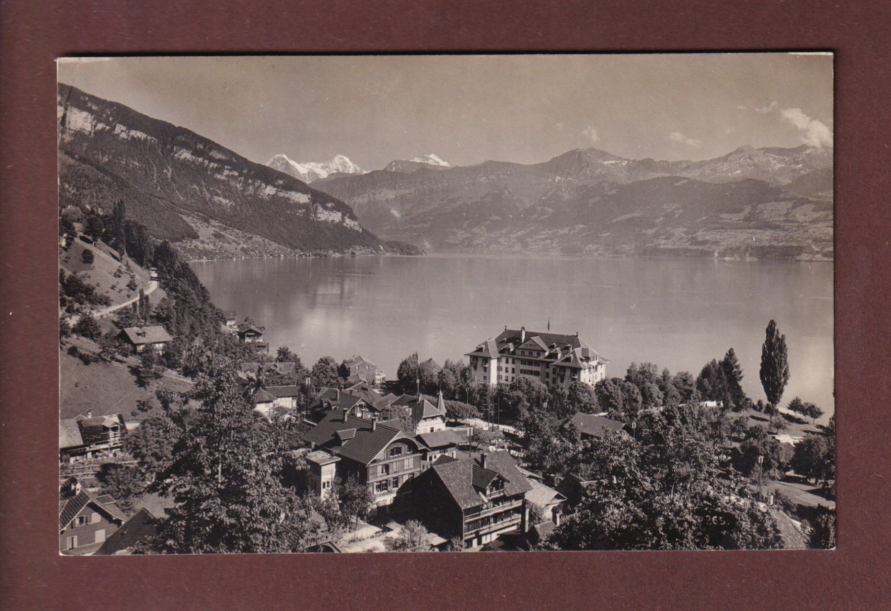 Cartoline postali: GUNTEN - Teilansicht - 1927 – Usato da Pully venduto da nicecards-shop