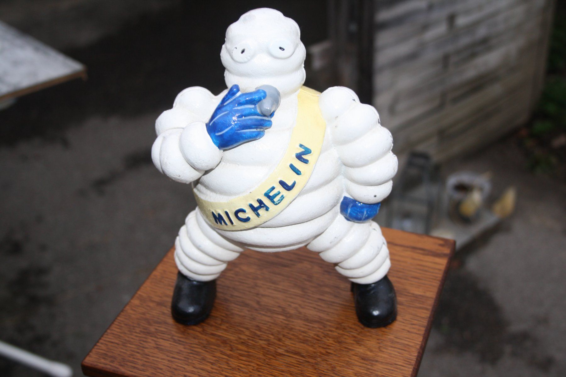 Michelin Statuette: MICHELIN MANN BIBENDUM EISEN – Usato da Wauwil venduto da Pneuedy 4