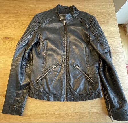Lederjacke schwarz WAY