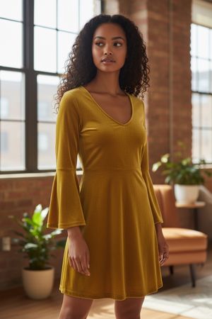 Robe or jaune