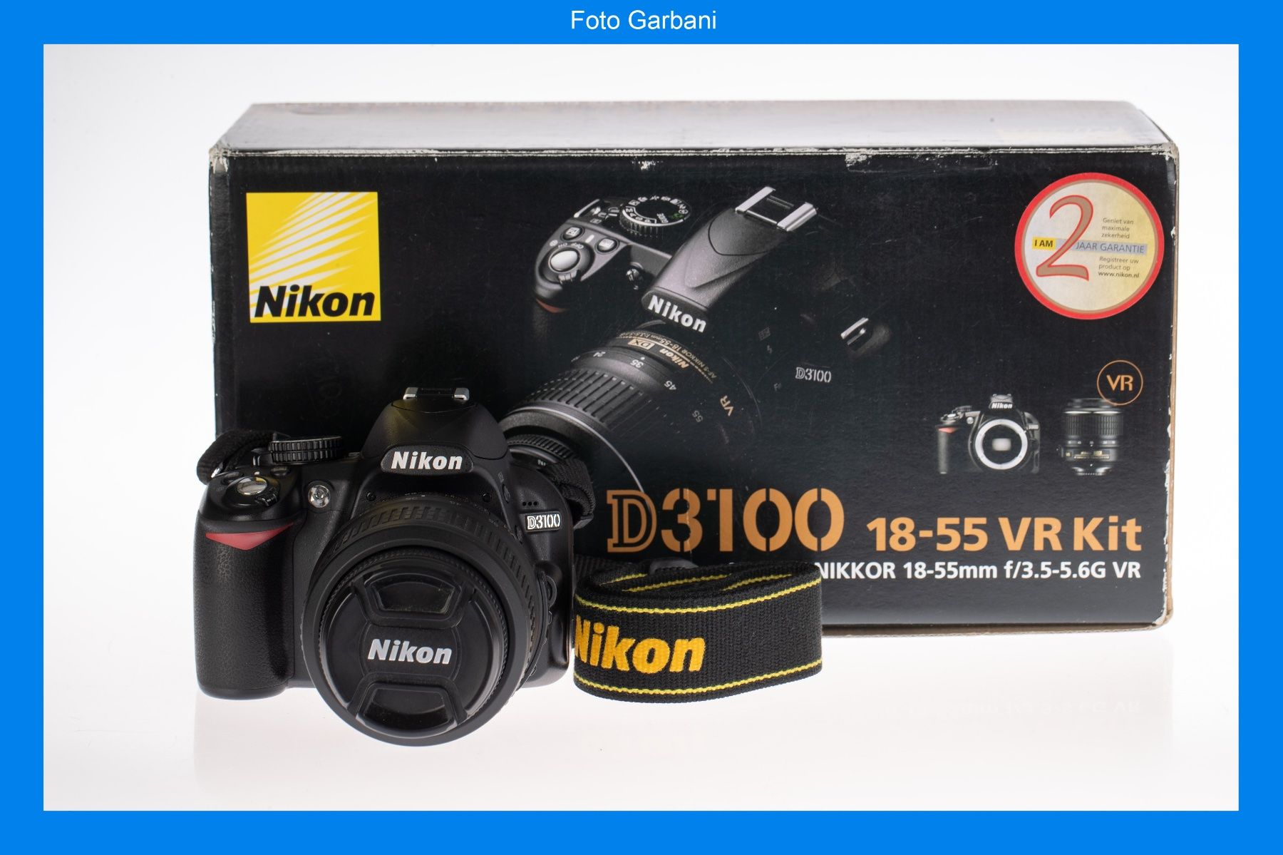 Reflex Nikon D3100 - AF-S DX Nikkor 18-55 mm f/3.5-5.6G VR - Photo, audio & vidéo