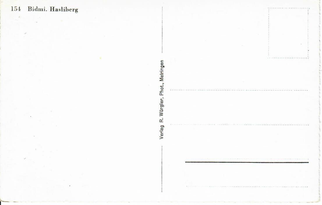 Ansichtskarten: Bidmi Hasliberg – Gebraucht aus Hochdorf von Ziegel-16 1