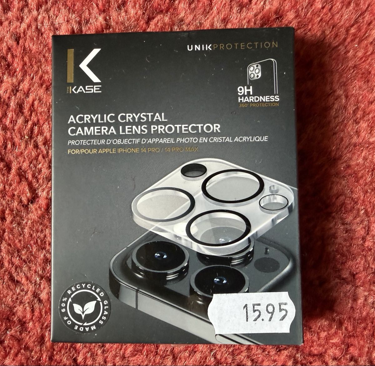 Apple Cover & Protezioni schermo: KASE Objektivschutz iPhone 14 Pro/Pro Max neu – Nuovo e nell'imballaggio originale da Biel/Bienne venduto da SirRolf