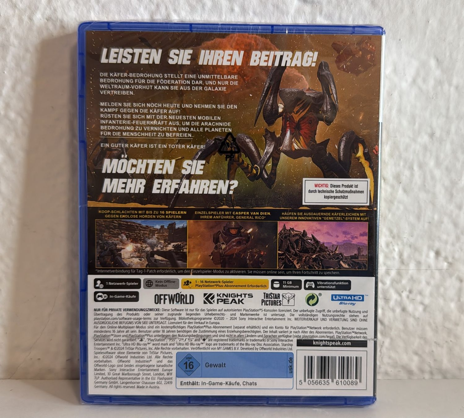 Giochi: Starship Troopers Extermination PS5 Spiel NEU – Nuovo e nell'imballaggio originale da Ehrendingen venduto da lax21 1