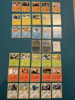 Pokemon Sammelkarten, Set 30 Stk. + 2 Holo von 2021, EN