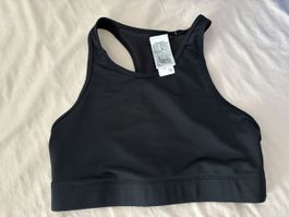 Schwarzer Sport Bustier, Grösse 146/152