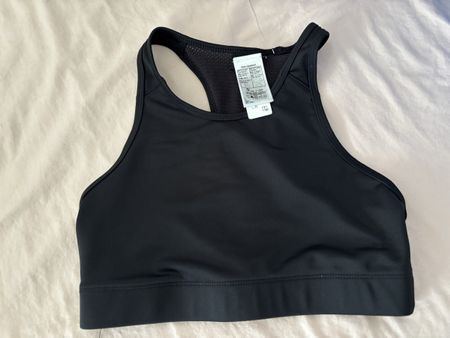 Schwarzer Sport Bustier, Grösse 146/152